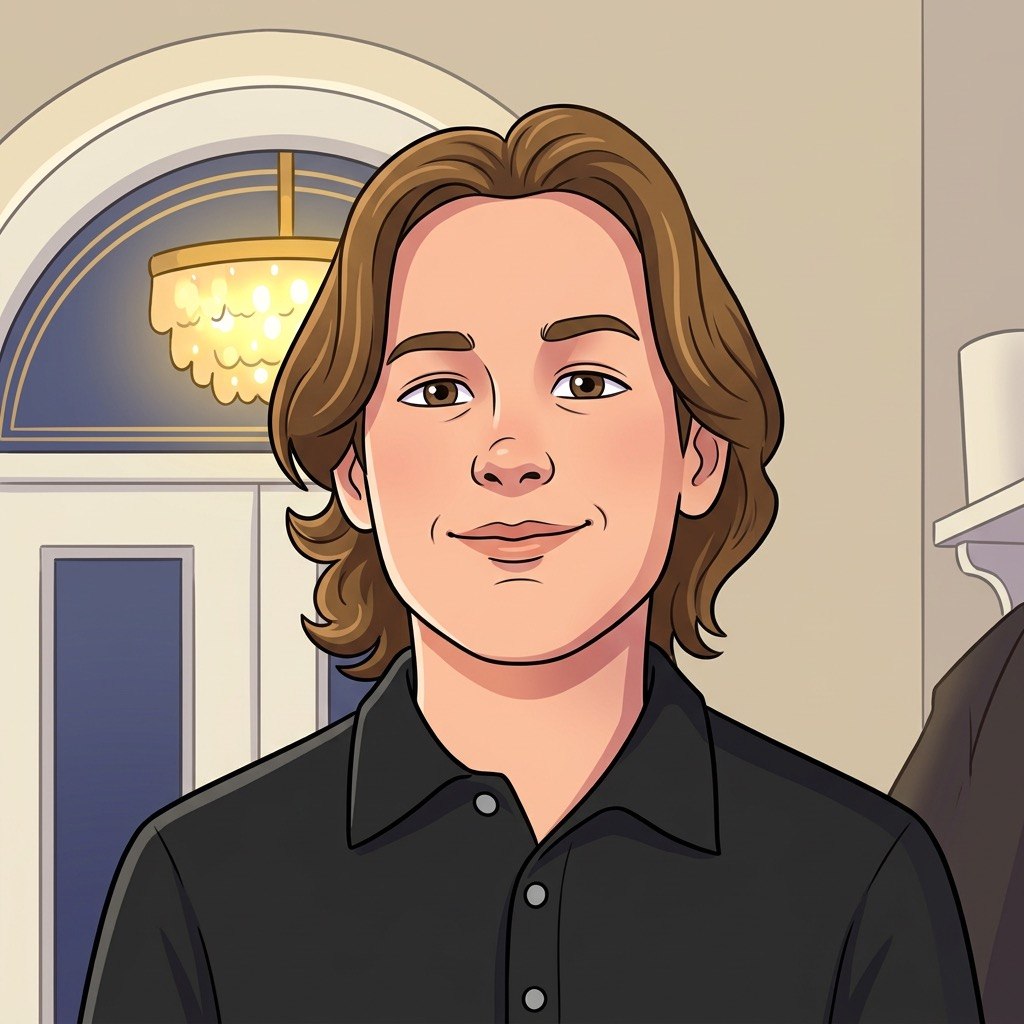 Caricature of Ruben M